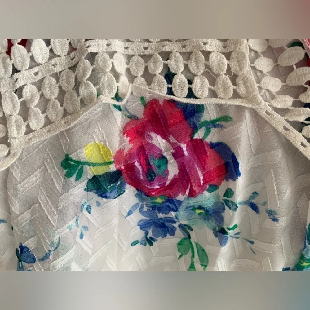 Excellent Condition, Meadow Rue/Anthropologie Flutter/Kimono Oversized Top, Sz S - Picture 7 of 12